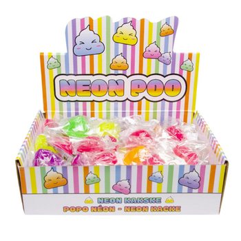 SQUEEZE KOTORAN NEON - WARNA MIX - DALAM DISPLAY (50 pcs)