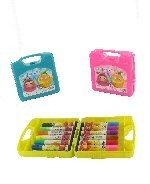12 Spidol Warna dalam Tas Koper Kecil (10 pcs)