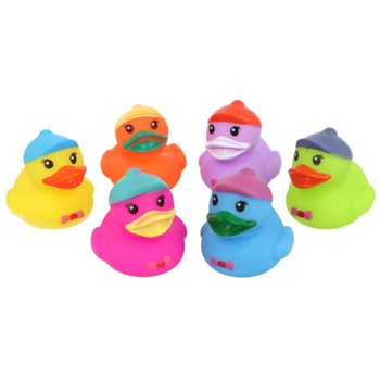 Bebek Karet Mandi Warna-Warni Mix 5.5x5.5x5cm (144 pcs)