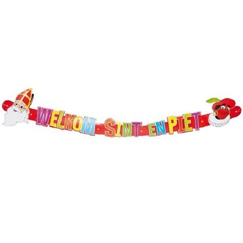 Gantungan Selamat Datang Sint & Piet 124 cm (12 pcs)