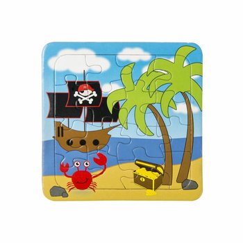 Mix Puzzle Bajak Laut - 14 x 14 Cm (50 Pcs)