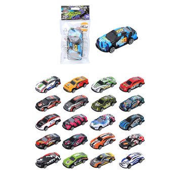 Mobil Sport Pull Back - Mix Warna (24 pcs)