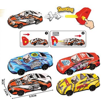 MOBIL PELUNCUR LOGAM DENGAN KUNCI - DALAM KANTONG HADIAH - CAMPUR WARNA (24 pcs)