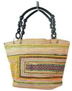 Art.nr: 97737 - Tas B-FAIR Beads Hitam/Pelangi (1 pcs)