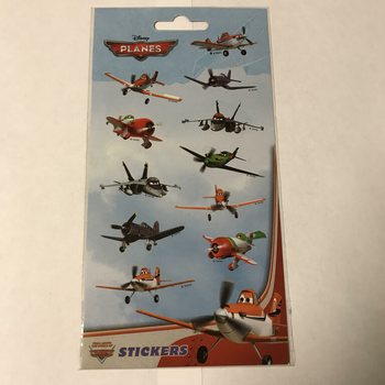 Lembar Stiker: DISNEY PLANES, Ukuran 20 x 10 Cm (10 pcs)