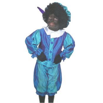 Kostum Zwarte Piet untuk Anak Laki-laki – Ukuran 110 (4-6 Tahun)