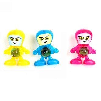 Figur Robot Peluncur Kelereng (48 pcs)