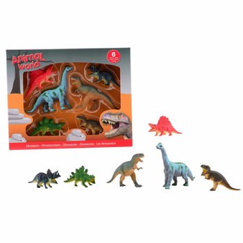 ANIMAL WORLD - Set Mainan Dinosaurus (6 Figur)