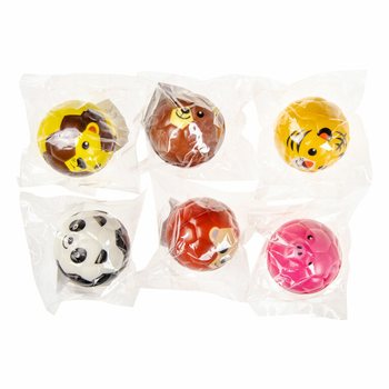 Bola Busa Karakter Wajah Hewan &Oslash; 6.3 Cm dalam Display (24 pcs)