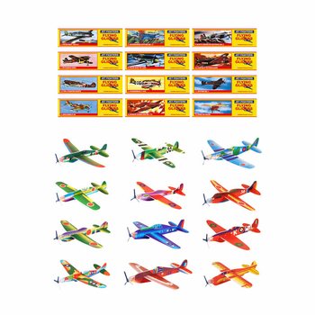 Mainan Pesawat Styrofoam (12 pcs)