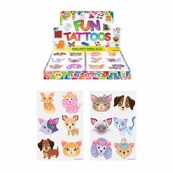 Tato Lucu: Kucing & Anjing (Display 96 lembar)