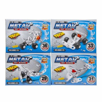 Display Rakit Kendaraan Logam Sendiri (24 pcs)