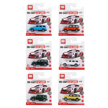 MOBIL 4x4 PULL BACK DI KARTU (12 pcs)