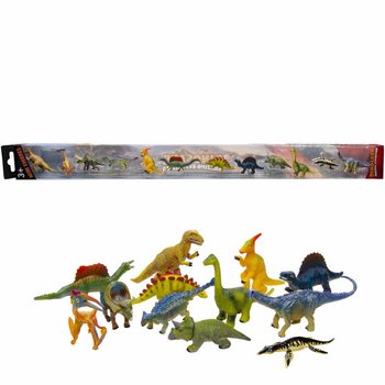 ANIMAL WORLD - MIX FIGUR DINOSAURUS (12 pcs)