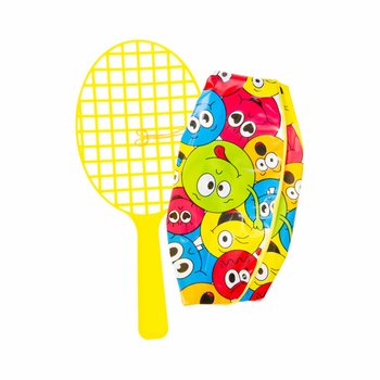 Raket Paddle dengan Bola - Smiley (12 pcs)