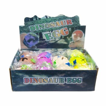 Mainan Remas Telur Dinosaurus Squeeze dalam Display (12 pcs)
