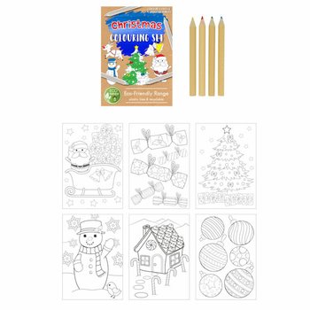 Set Menggambar Natal RAMAH LINGKUNGAN - Unicorn (25 buah)