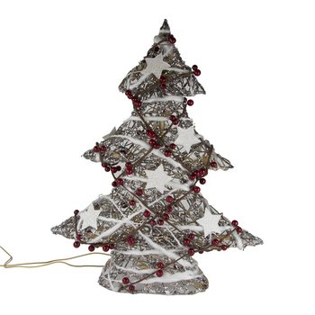 Pohon Natal Dekorasi Bercahaya Besar 50 cm (1 pc)