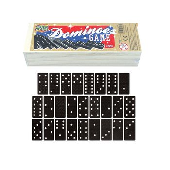 PERMAINAN DOMINO DALAM KOTAK KAYU (12 pcs.)