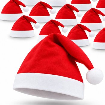 TOPI NATAL STANDAR - XMAS CAP (Isi 12 Pcs)