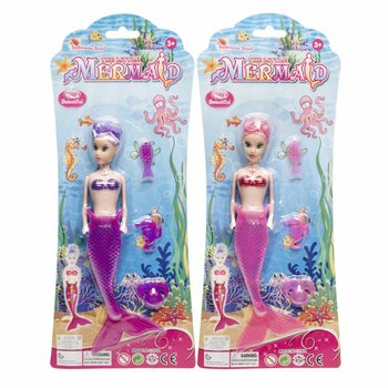 Boneka Putri Duyung / Mermaid dengan Kartu (6 pcs)