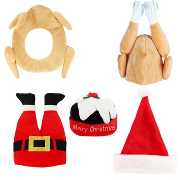 MIX TOPI NATAL MEWAH LUCU - XMAS CAPS (6 pcs)