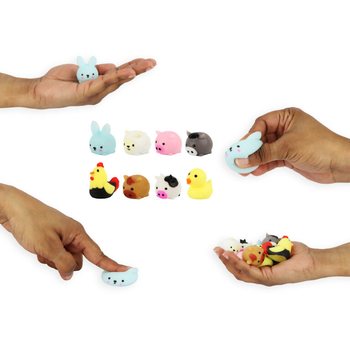 SQUISHY MINI - HEWAN TERNAK - DALAM KOTAK DISPLAY (96 pcs)