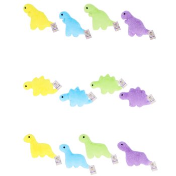 Boneka Dinosaurus Plush - Panjang 30cm - Desain Campur (12 pcs)