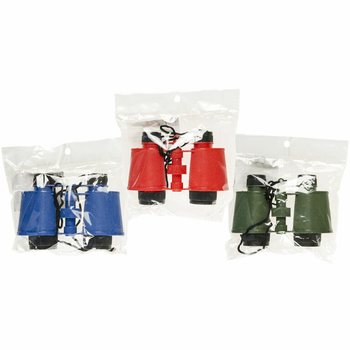 Teropong dengan Tali - Campuran Warna (12 pcs)