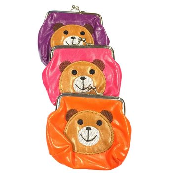 Dompet Anak Karakter Beruang Campur Warna (6 pcs)
