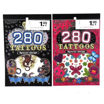 Buku Stiker Tato dengan 280 Stiker (24 pcs)