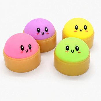 RAGE - Mainan Squishy Dumpling Bakpao KECIL (Ukuran 5.5 x 5.5 x 3 Cm) - Fidget Toy Viral 2026 (24 Pcs)