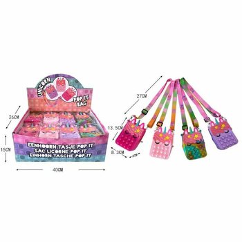 Tas Pop-It Unicorn dengan Display (24 pcs)