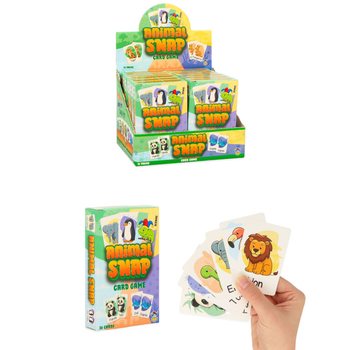 PERMAINAN KARTU ANIMAL SNAP - KARTU HEWAN 36 KARTU - DISPLAY (12 pcs)