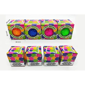 PUFFER BALL dalam Kotak Kado - 6CM - Dalam Box & Display (24 pcs)