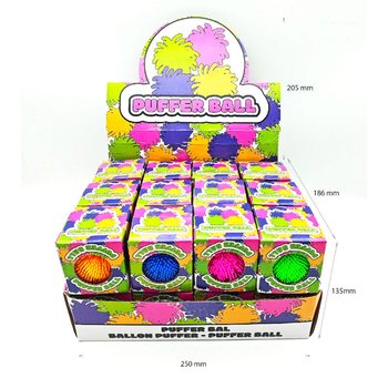 PUFFER BALL dalam Kotak Kado - 6CM - Dalam Box & Display (24 pcs)