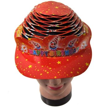 6 TOPI ULANG TAHUN SPIRAL DALAM TAS (6 pcs)