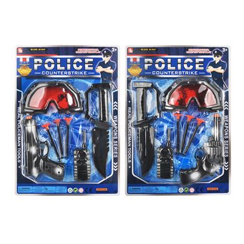Set Mainan Polisi dengan Kacamata & Pistol Tempel (6 pcs)