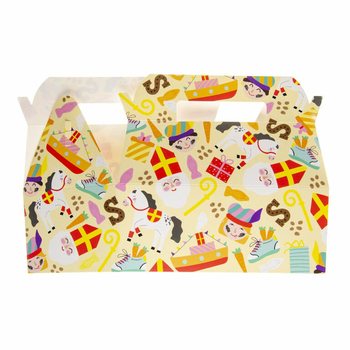 Kotak Menu Sinterklaas - 22.5 x 12 x 9.5 Cm (24 pcs)