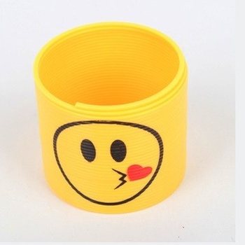 MAINAN PER SLINKY BESAR WAJAH CERIA Ø 7 CM (36 pcs)