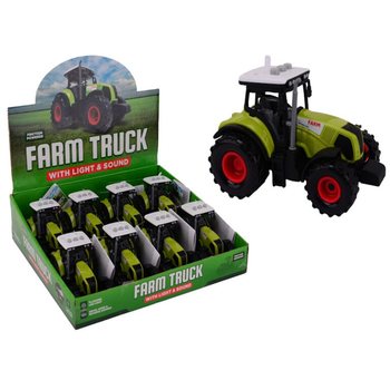 TRAKTOR PERTANIAN DENGAN CAHAYA DAN SUARA - DALAM DISPLAY (8 pcs)