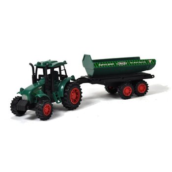 Mainan Traktor dengan Trailer dalam Display (12 pcs)