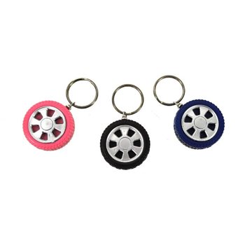 GANTUNGAN KUNCI BAN MOBIL DENGAN LAMPU (24 pcs)