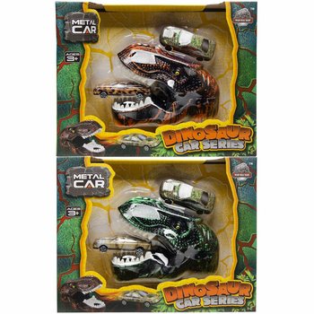 PELUNCUR MOBIL DINOSAURUS - KOTAK HADIAH MEWAH (2 BUAH)