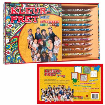 KINDEREN VOOR KINDEREN - Set Menggambar & Mewarnai (6 pcs)