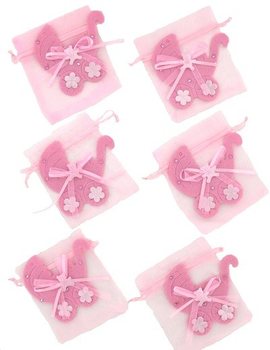 Kantong Kado Lahiran - Baby Pink (12 pcs)