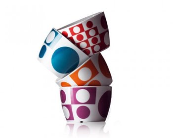 MENU - VERNER PANTON Set Mangkuk 4 Pcs 12 cm (1 Set)
