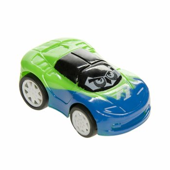 Mainan Mobil Sport Tarik Mundur dengan Mata - Campur Warna (48 pcs)