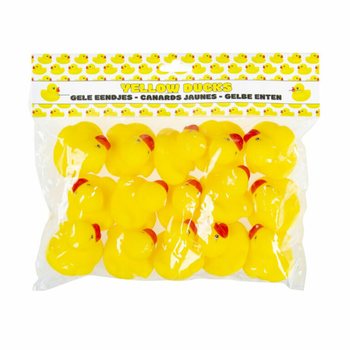 Bebek Karet Mainan untuk Souvenir - 5 x 5 x 4 cm (Isi 15 pcs)