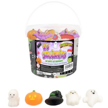 MIX MAINAN SQUISHY HALLOWEEN DALAM EMBER (25 pcs)